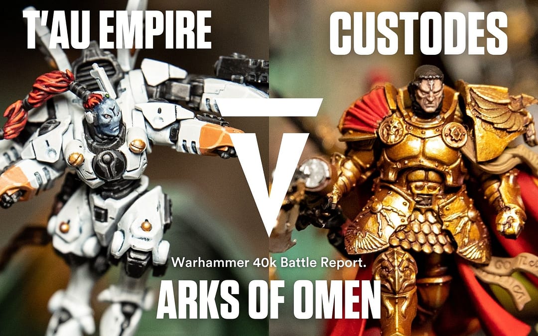 T’au Empire vs Adeptus Custodes: Warhammer 40K 2000pts Battle Report!