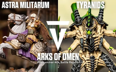 Astra Militarum vs Tyranids: Warhammer 40K 2000pts Battle Report! Arks of Omen
