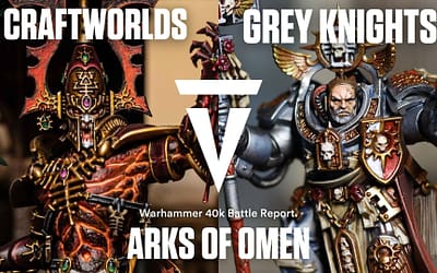 Craftworlds vs Grey Knights: Warhammer 40K 2000pts Battle Report! Arks of Omen