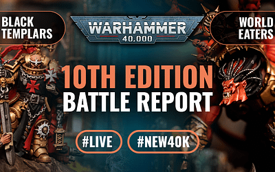 Black Templars vs World Eaters: Warhammer 40k 10th Edition 2000pts Battle Report