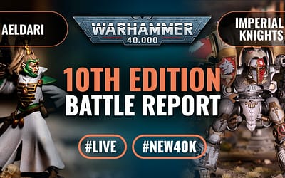 Aeldari Vs Imperial Knights: Warhammer 40k 10th Edition Live 2000pts Battle Report
