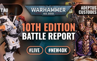 T’AU EMPIRE VS ADEPTUS CUSTODES: Warhammer 40k 10th Edition Live 2000pts Battle Report: